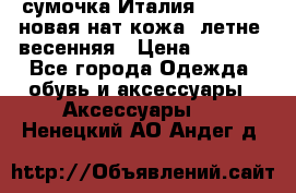 сумочка Италия Terrida  новая нат.кожа  летне -весенняя › Цена ­ 9 000 - Все города Одежда, обувь и аксессуары » Аксессуары   . Ненецкий АО,Андег д.